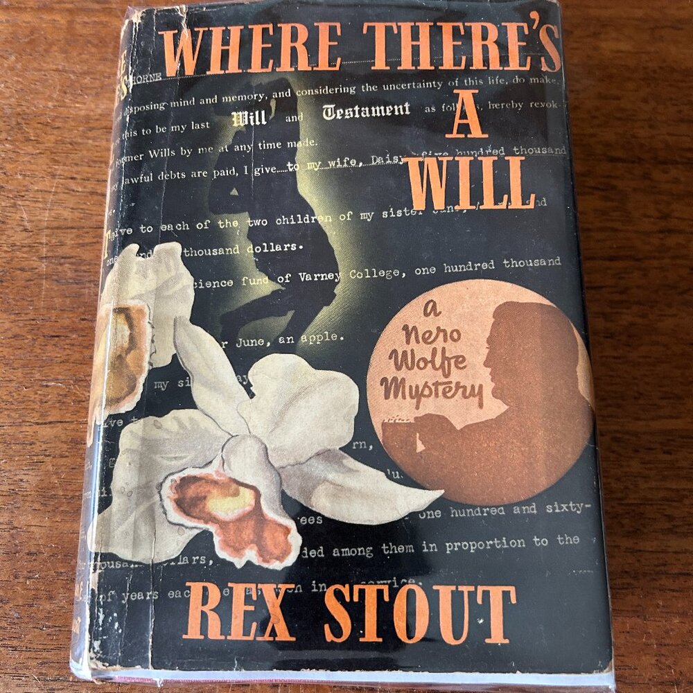 Where There's a Will by Rex Stout (1940, HC) FIRST EDITION!
